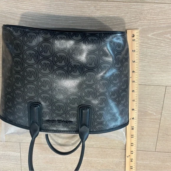 Michael Kors Jodie Black and gray jacquard small tote handbag NWOT Totes